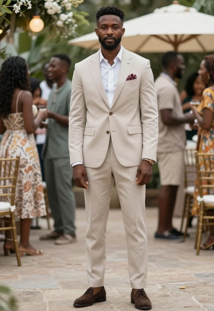 12 Engagement Party Outfit Ideas for Guests and Couples 25 12 Engagement Party Outfit Ideas for Guests and Couples 5. Eco Conscious Suits for Men 0