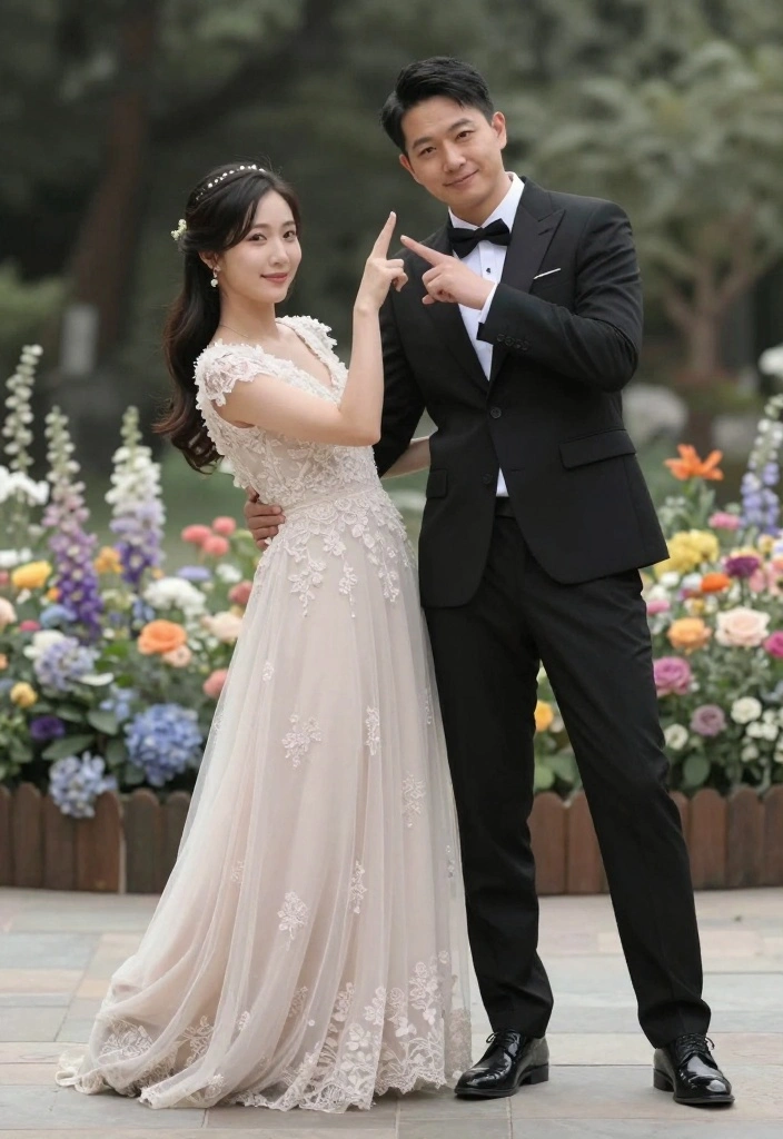 12 Engagement Party Photo Ideas to Capture the Celebration 9. Highlighting Attire 0