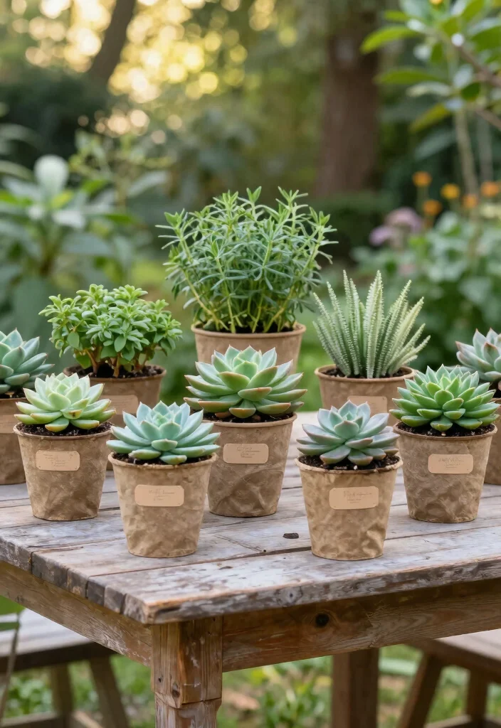 12 Engagement Party Table Decor Ideas That Feel Thoughtful 1 12 Engagement Party Table Decor Ideas That Feel Thoughtful 1. Potted Plants as Centerpieces 0