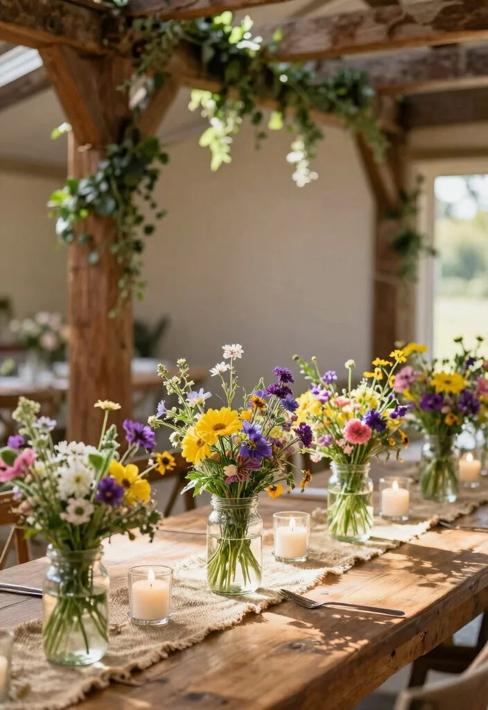12 Head Table Wedding Decoration Ideas That Look Elegant in Photos 1 12 Head Table Wedding Decoration Ideas That Look Elegant in Photos 1. Wildflower Centerpieces 0