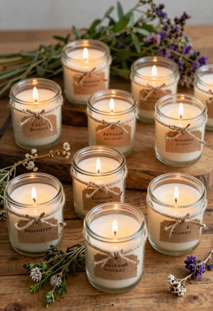 12 Homemade Wedding Favor Ideas That Feel Personal and Warm 5 12 Homemade Wedding Favor Ideas That Feel Personal and Warm 5. Scented Candles 0