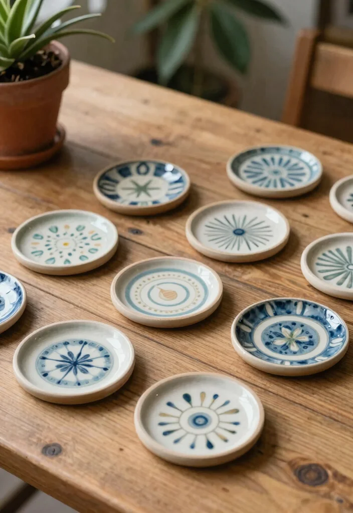 12 Indian Wedding Favor Ideas with Traditional and Modern Touches 11. Handmade Pottery Coasters 0