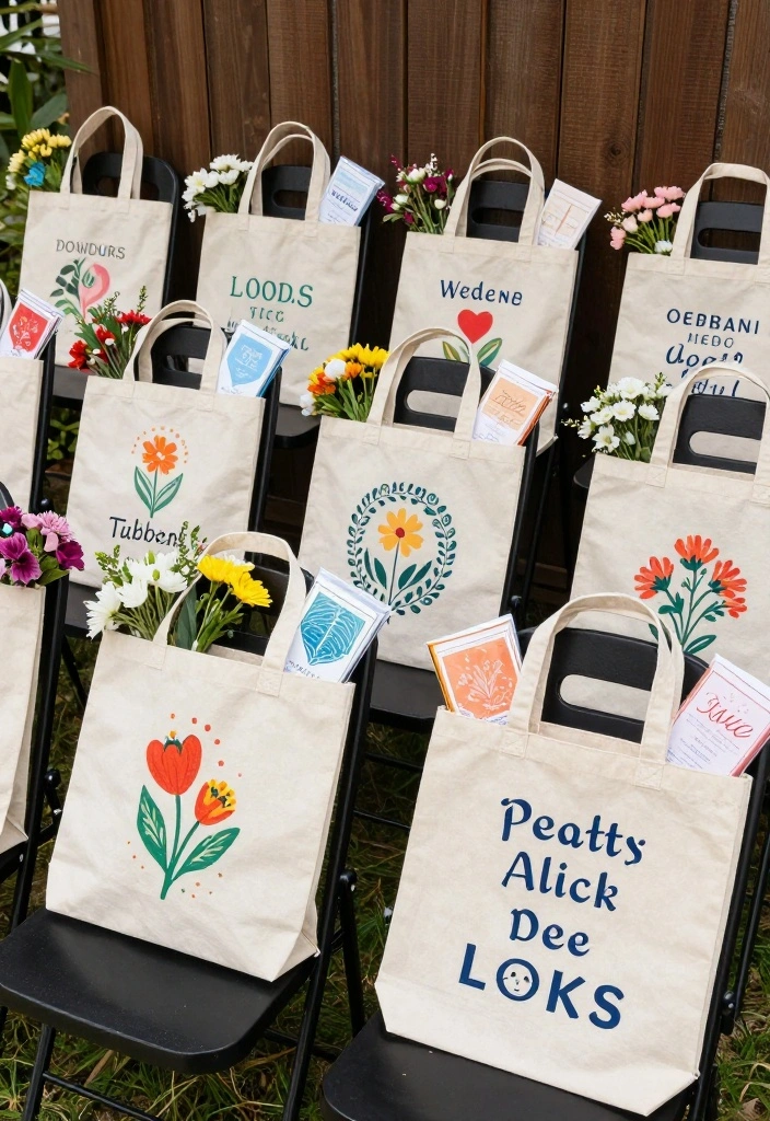 12 Indian Wedding Favor Ideas with Traditional and Modern Touches 4. Customized Tote Bags for Practicality 0