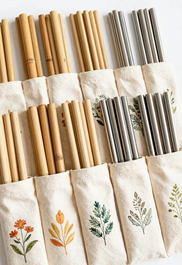 12 Indian Wedding Favor Ideas with Traditional and Modern Touches 9. Reusable Straws in Eco Friendly Packs 0
