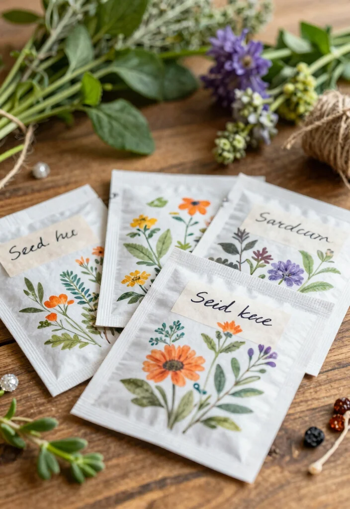 12 Inexpensive Wedding Favor Ideas Perfect for Budget Weddings 1. Seed Packets for Plant Lovers 0