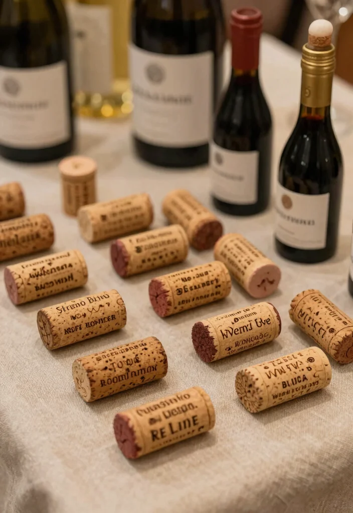 12 Italian Wedding Favor Ideas with Classic and Timeless Style 14 12 Italian Wedding Favor Ideas with Classic and Timeless Style 4. Custom Wine Corks 0