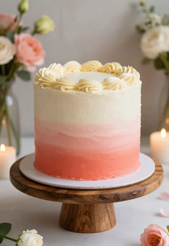 12 Luxury Wedding Cake Ideas for a Sophisticated Celebration 24 12 Luxury Wedding Cake Ideas for a Sophisticated Celebration 4. Ombre Buttercream Cake 0