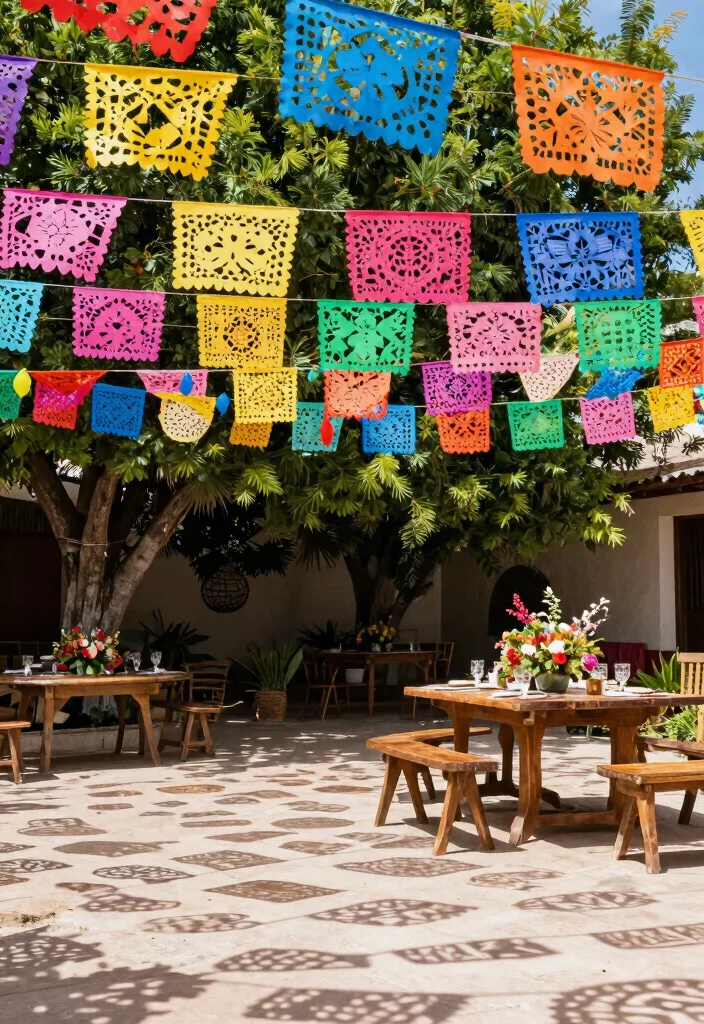 12 Mexican Wedding Favor Ideas Full of Color and Culture 3 12 Mexican Wedding Favor Ideas Full of Color and Culture 3. Colorful Papel Picado 0