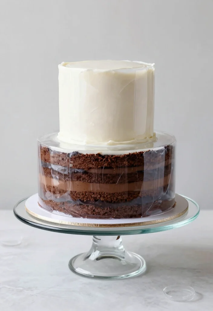 12 Minimalist Wedding Cake Ideas for Modern Couples 41 12 Minimalist Wedding Cake Ideas for Modern Couples 11. Transparent Frosting 0