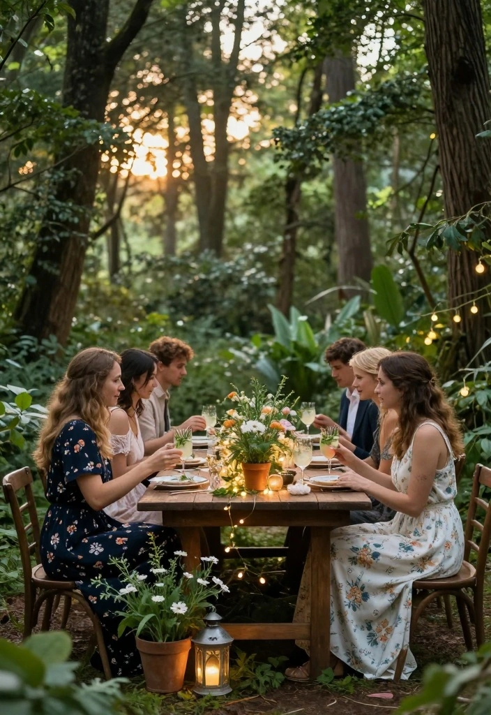 12 Outdoor Engagement Party Ideas Perfect for Any Season 1 12 Outdoor Engagement Party Ideas Perfect for Any Season 1. Enchanted Forest Theme 0