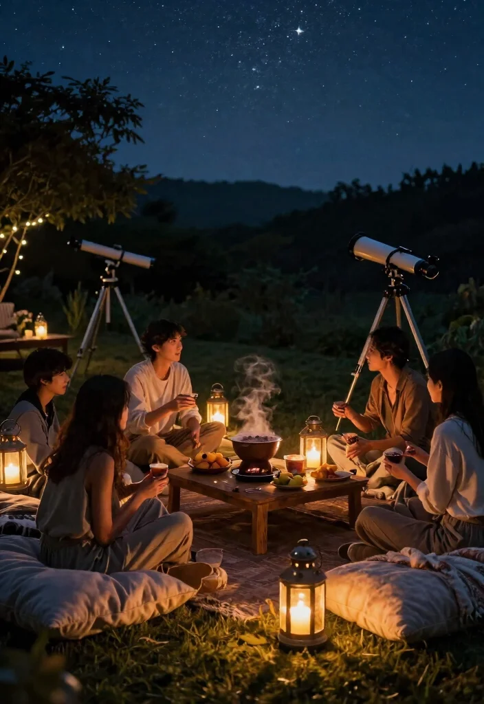 12 Outdoor Engagement Party Ideas Perfect for Any Season 51 12 Outdoor Engagement Party Ideas Perfect for Any Season 11. Romantic Moonlit Evening 0