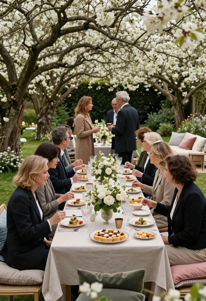 12 Outdoor Engagement Party Ideas Perfect for Any Season 14 12 Outdoor Engagement Party Ideas Perfect for Any Season 4. Garden Party Glam 0