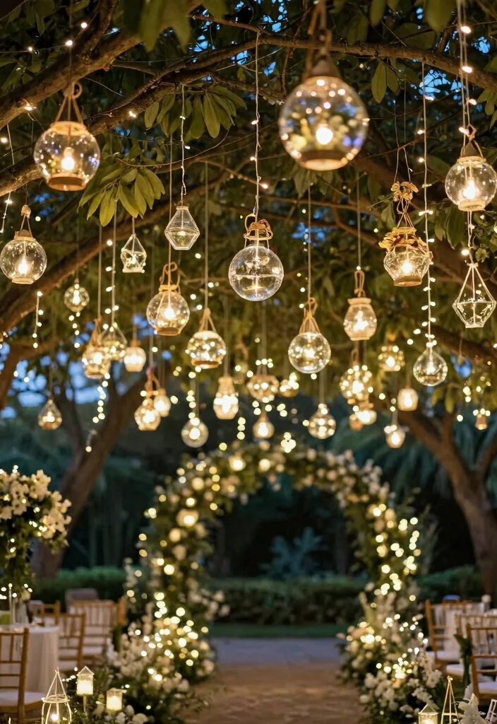 12 Outdoor Wedding Aisle Decoration Ideas for Nature Inspired Weddings 10. Floating Aisle Decor 0