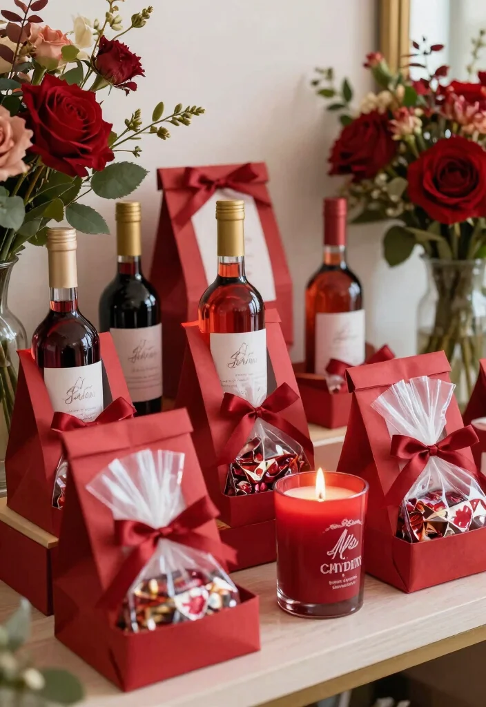 12 Red Wedding Decoration Ideas for Bold and Romantic Styles 62 12 Red Wedding Decoration Ideas for Bold and Romantic Styles 12. Romantic Red Favors 0