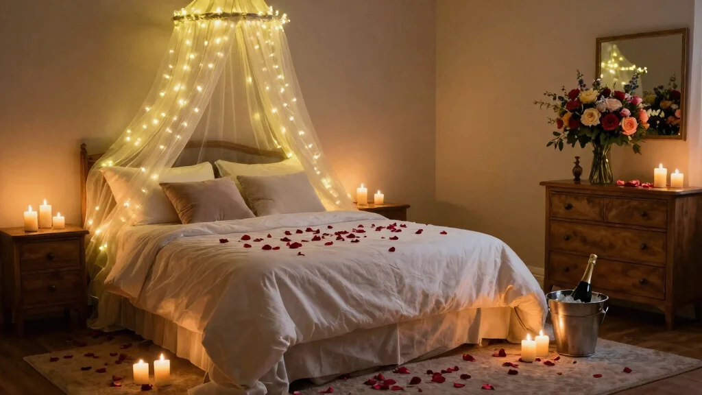 12 Romantic Wedding Night Room Decoration Ideas for Newlyweds