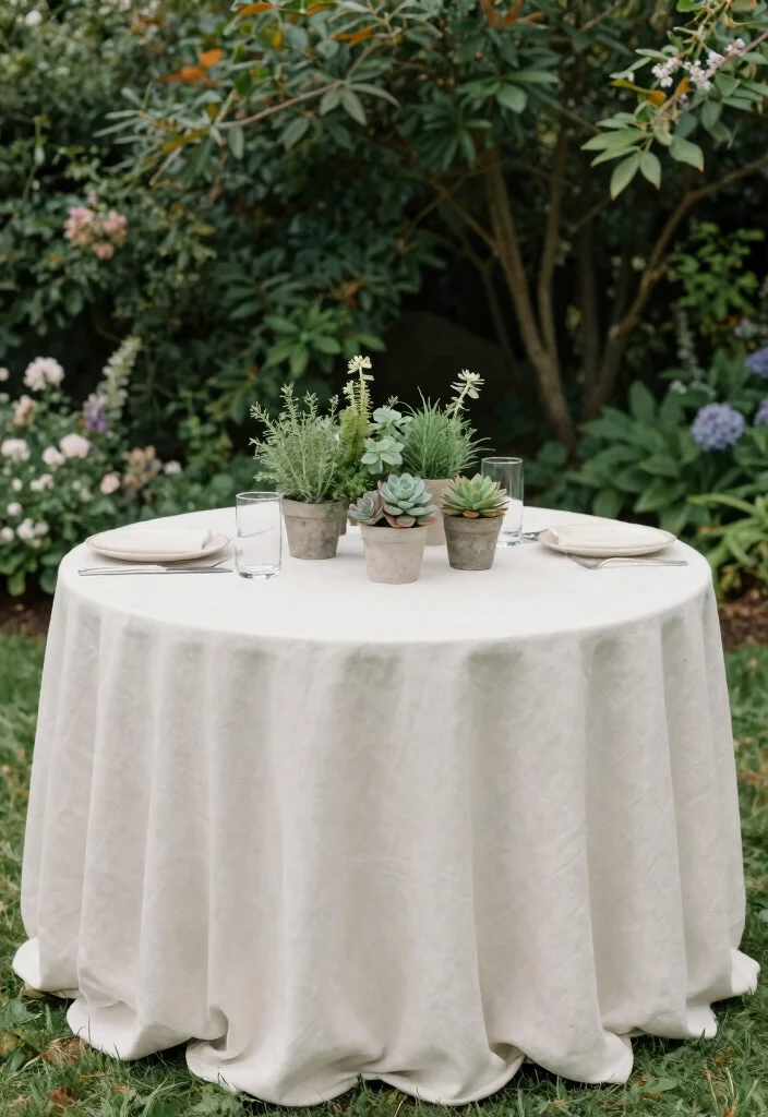 12 Round Wedding Table Decoration Ideas That Look Balanced 1 12 Round Wedding Table Decoration Ideas That Look Balanced 1. Lush Greenery and Minimalist Decor 0