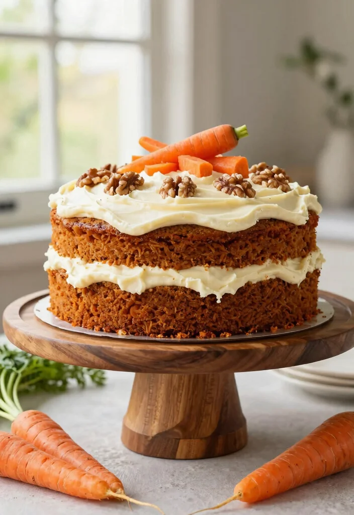 12 Rustic Wedding Cake Ideas Perfect for Country Weddings 4. Carrot Cake with Cream Cheese Frosting 0