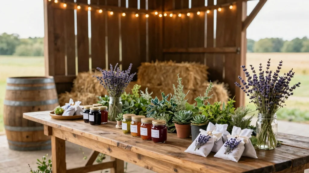 12 Rustic Wedding Favor Ideas for Country and Barn Weddings