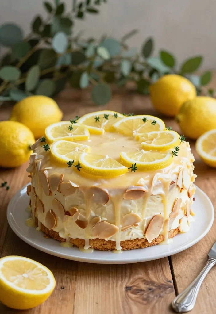 12 Simple Elegant Wedding Cake Ideas for a Timeless Look 49 12 Simple Elegant Wedding Cake Ideas for a Timeless Look 9. Almond Cake with Citrus 0