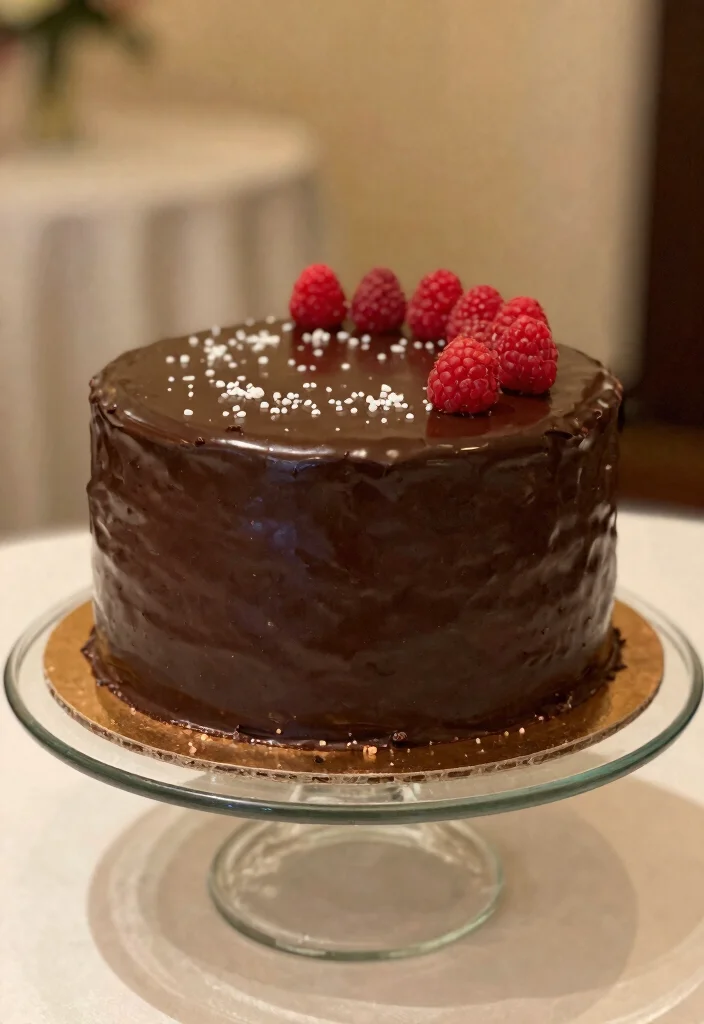 12 Simple Wedding Cake Ideas That Are Timeless and Elegant 5. Chocolate Ganache Delight 0 1