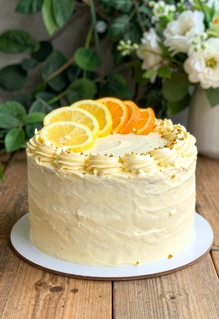 12 Simple Wedding Cake Ideas That Are Timeless and Elegant 9. Citrus Zest Cake 0 1