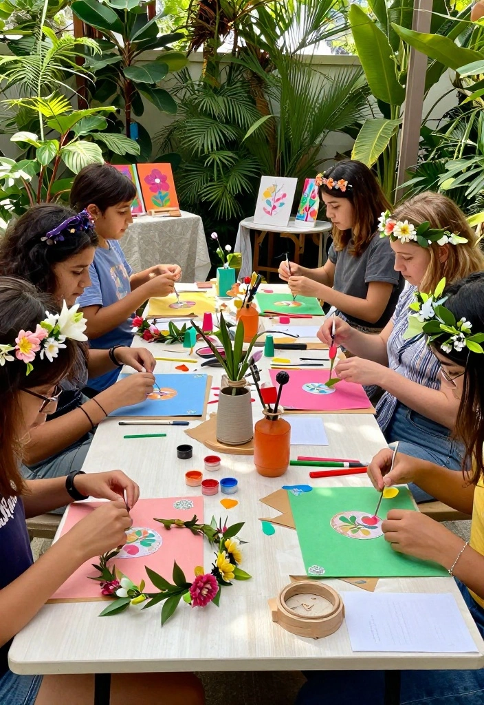 12 Small Engagement Party Ideas for Intimate Celebrations 2. Eco Friendly Crafting Party 0