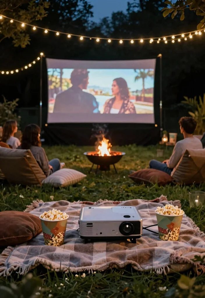 12 Small Engagement Party Ideas for Intimate Celebrations 3. A Romantic Movie Night 0