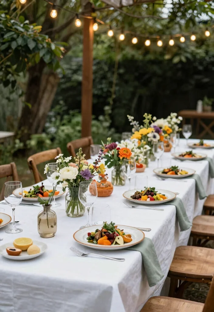 12 Small Engagement Party Ideas for Intimate Celebrations 4. Farm to Table Dinner Party 0