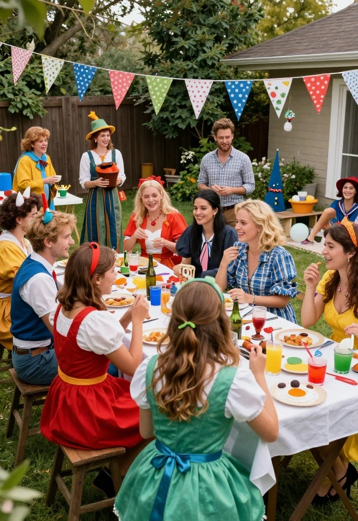 12 Small Engagement Party Ideas for Intimate Celebrations 7. Themed Costume Party 0