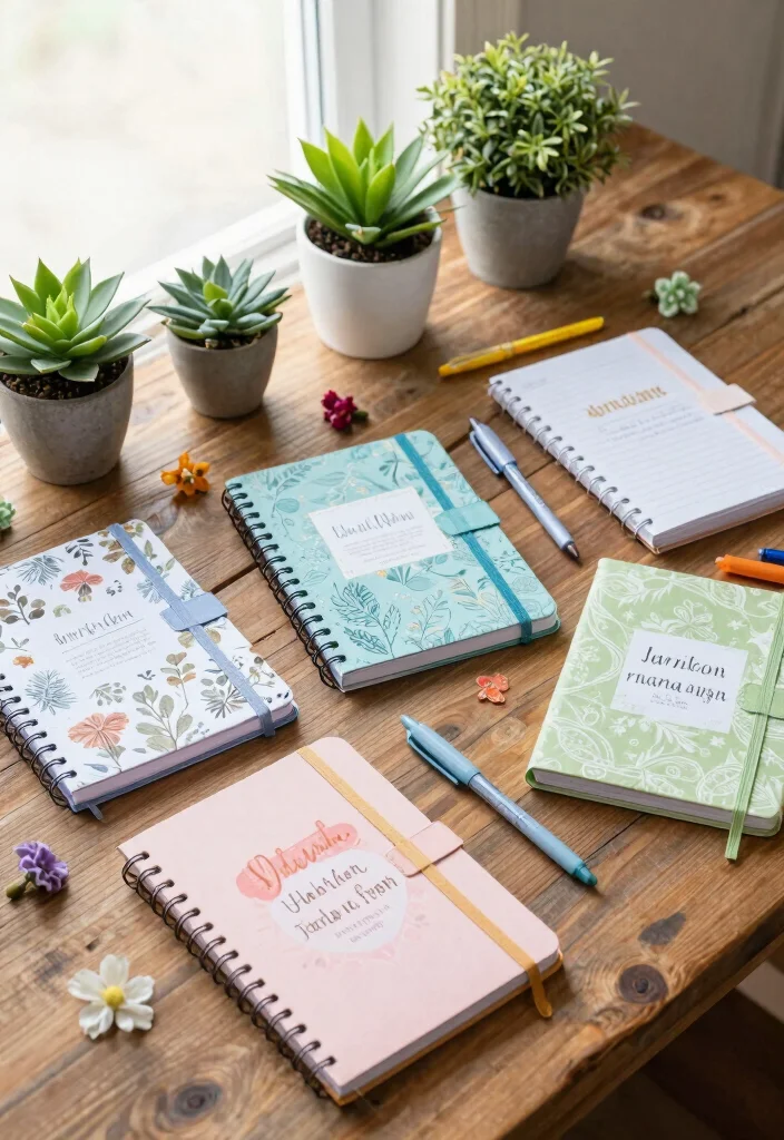 12 Small Wedding Favor Ideas Perfect for Intimate Celebrations 10. Customized Notebooks 0