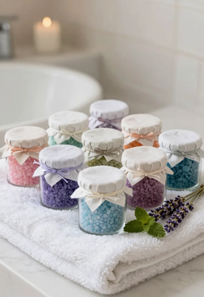 12 Small Wedding Favor Ideas Perfect for Intimate Celebrations 4. DIY Bath Salts 0