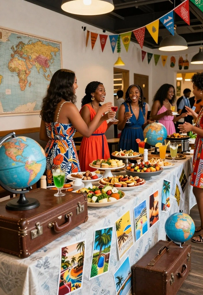 12 Surprise Engagement Party Ideas That Feel Truly Special 24 12 Surprise Engagement Party Ideas That Feel Truly Special 4. Travel Themed Engagement Extravaganza 0