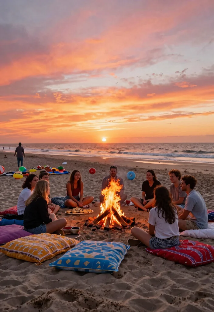 12 Surprise Engagement Party Ideas That Feel Truly Special 38 12 Surprise Engagement Party Ideas That Feel Truly Special 8. Beach Bonfire Bash 0