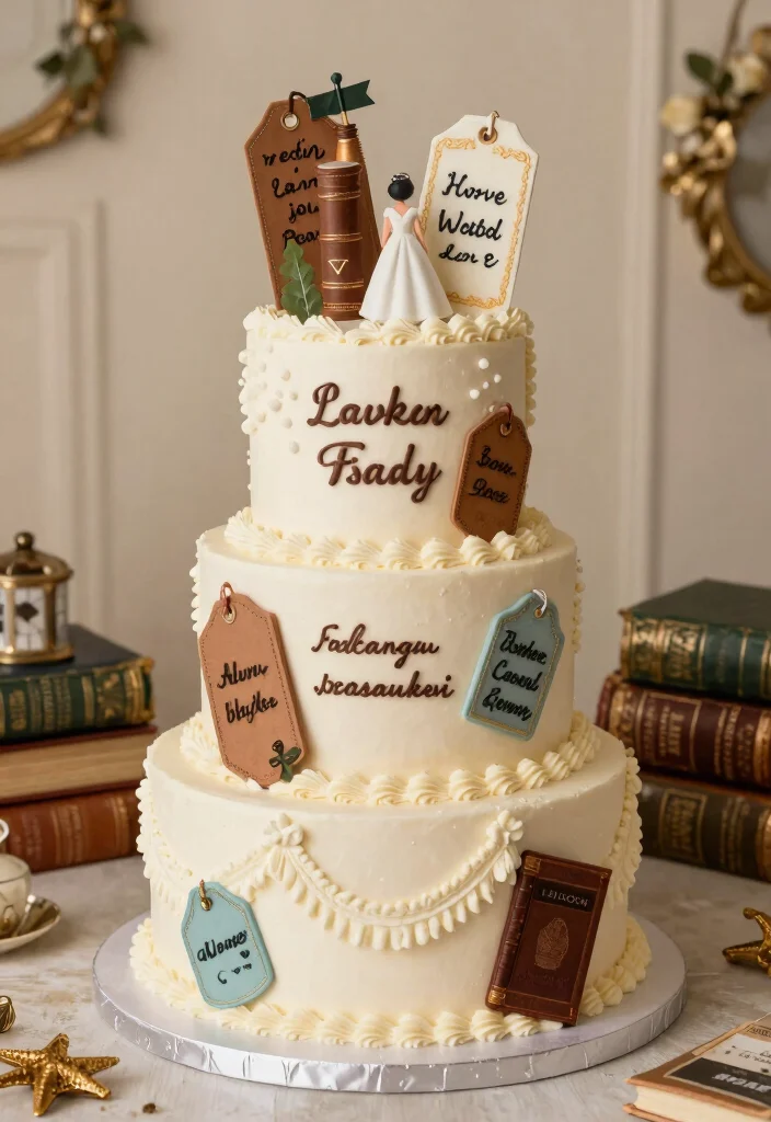 12 Vintage Wedding Cake Ideas with Classic Romantic Details 50 12 Vintage Wedding Cake Ideas with Classic Romantic Details 10. Themed Vintage Cake 0