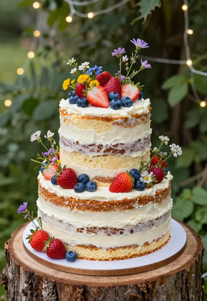 12 Vintage Wedding Cake Ideas with Classic Romantic Details 2 12 Vintage Wedding Cake Ideas with Classic Romantic Details 2. Rustic Naked Cake 0