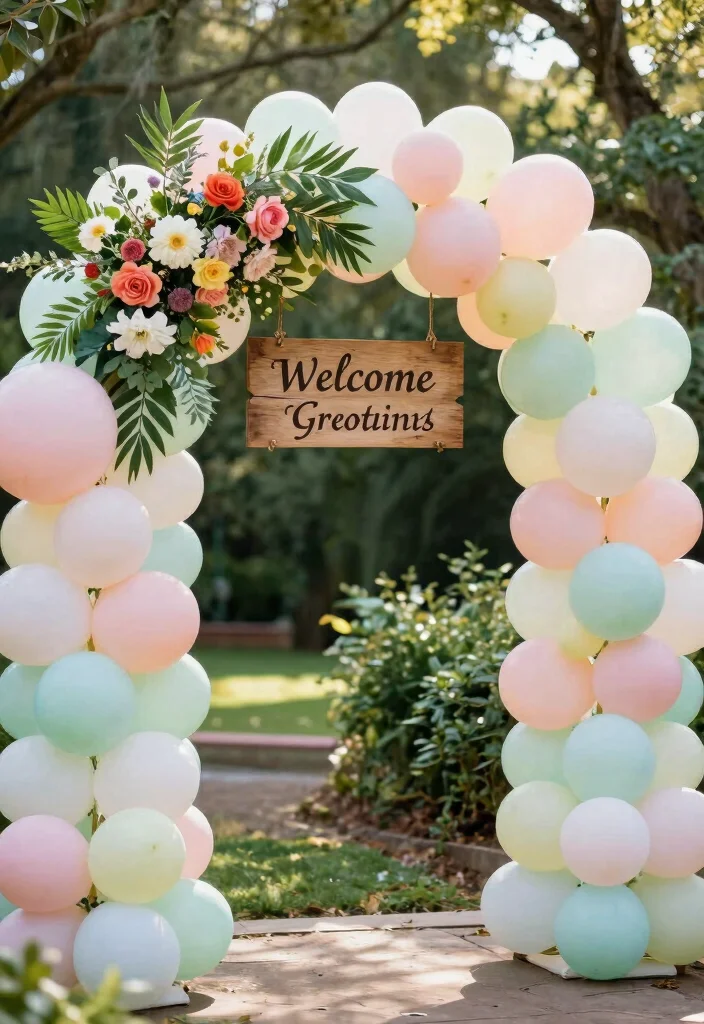 12 Wedding Balloon Decoration Ideas for Fun and Festive Weddings 1. Biodegradable Balloon Arches 0