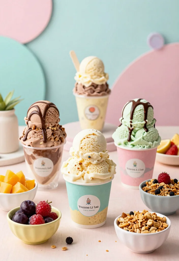 12 Wedding Cake Alternative Ideas for Modern Couples 41 12 Wedding Cake Alternative Ideas for Modern Couples 11. Delectable Vegan Ice Cream Bar 0