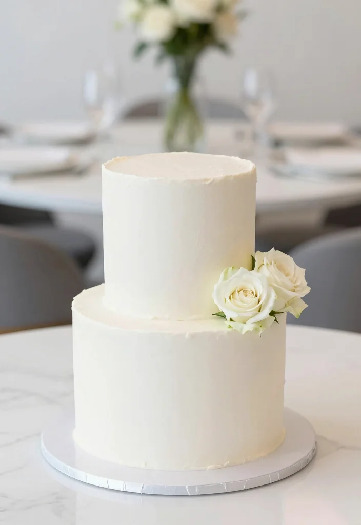 12 Wedding Cake Flower Decoration Ideas with Fresh Florals 24 12 Wedding Cake Flower Decoration Ideas with Fresh Florals 4. Minimalistic Floral Touches 0