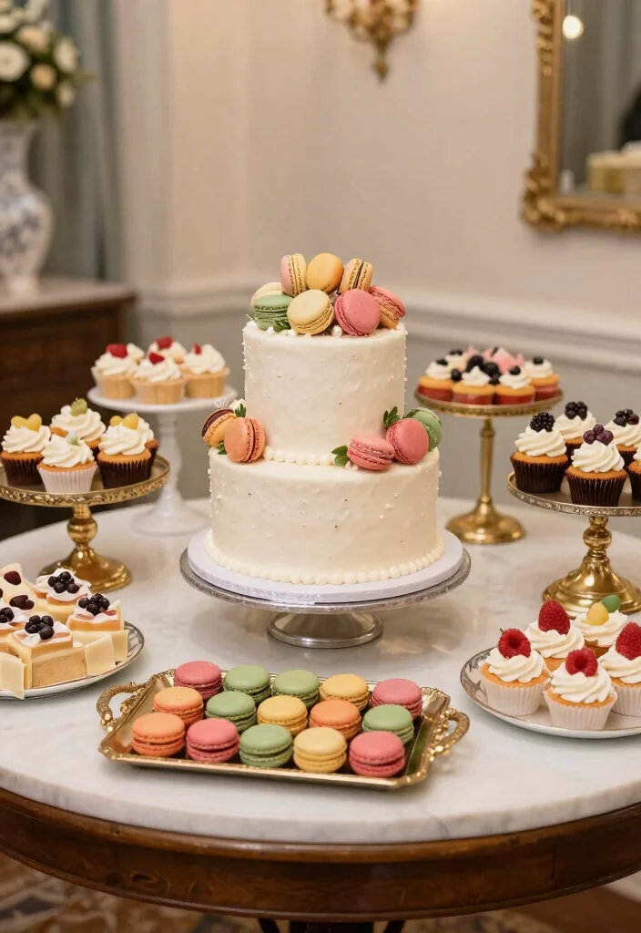 12 Wedding Cake Table Decoration Ideas That Look Well Styled 40 12 Wedding Cake Table Decoration Ideas That Look Well Styled 10. Sweet Dessert Displays 0