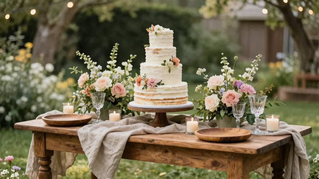 12 Wedding Cake Table Decoration Ideas That Look Well Styled