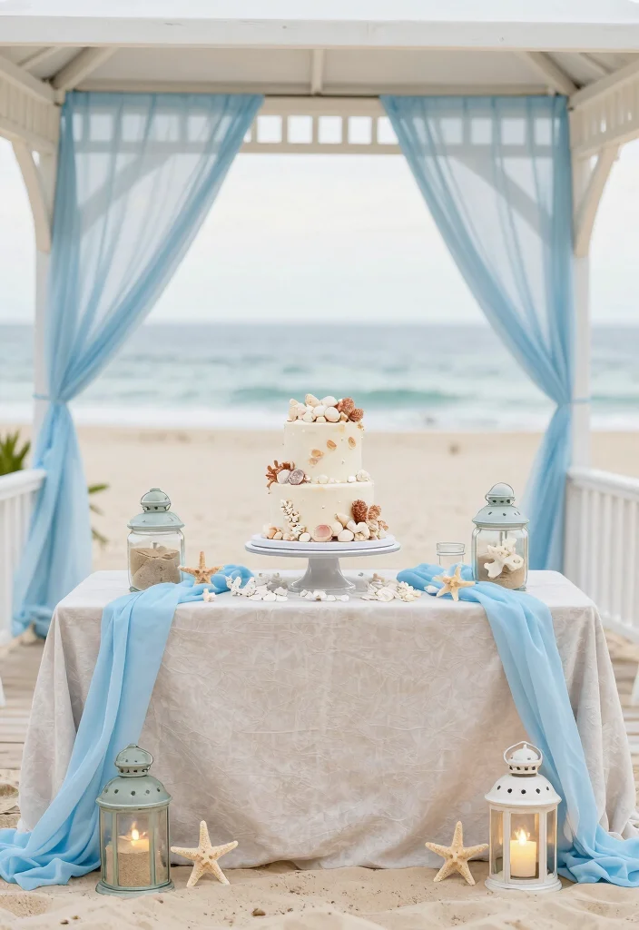 12 Wedding Cake Table Styling Ideas for a Beautiful Display 6. Themed Decor 0