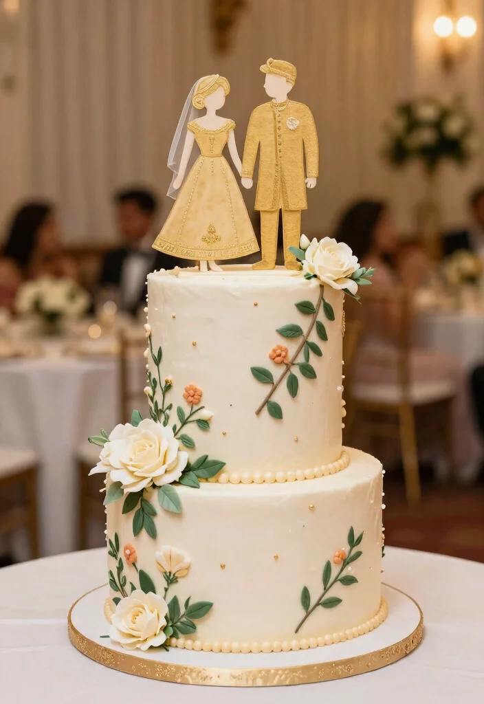 12 Wedding Cake Topper Ideas That Feel Personal and Meaningful 60 12 Wedding Cake Topper Ideas That Feel Personal and Meaningful 10. Family Heritage Touches 0