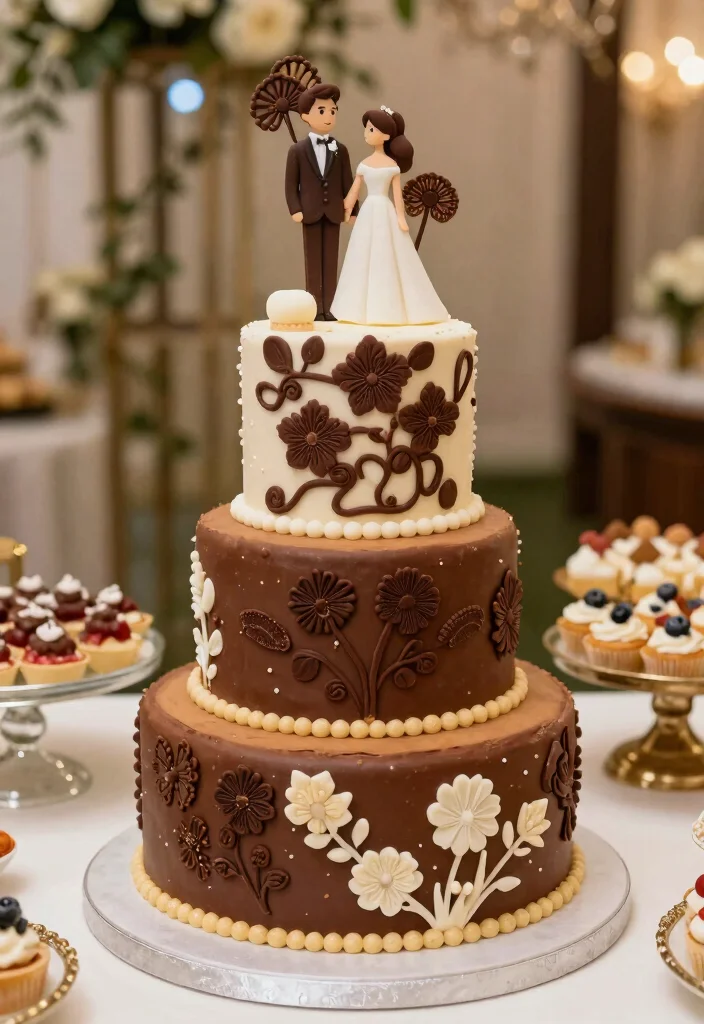 12 Wedding Cake Topper Ideas That Feel Personal and Meaningful 61 12 Wedding Cake Topper Ideas That Feel Personal and Meaningful 11. Edible Toppers 0