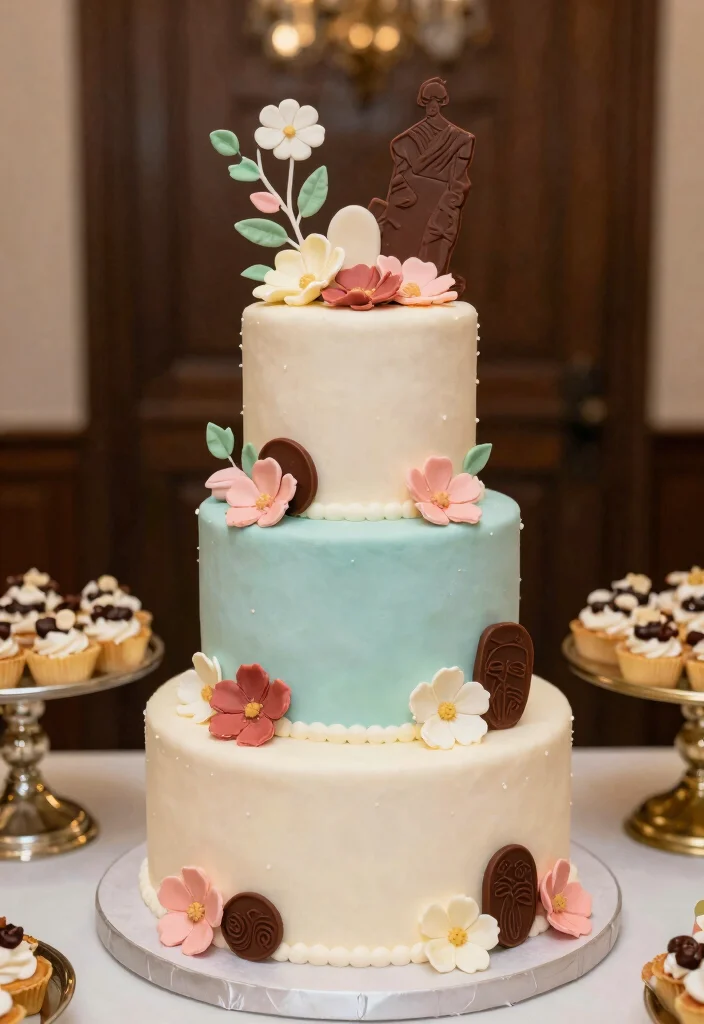 12 Wedding Cake Topper Ideas for Modern and Classic Couples 12. Edible Cake Toppers 0