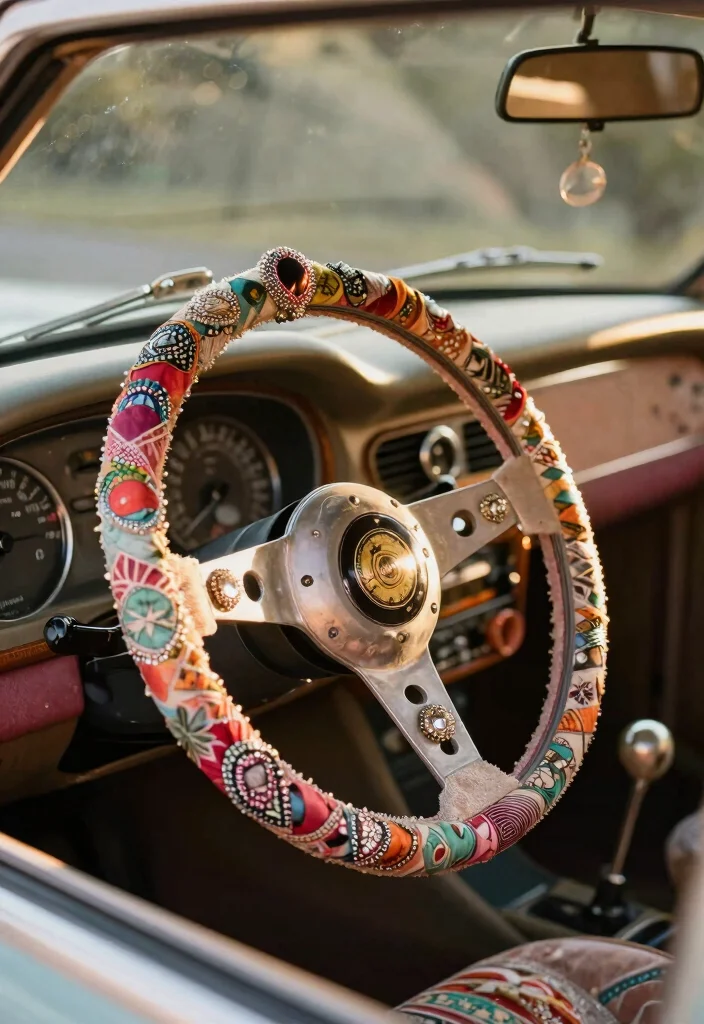 12 Wedding Car Decoration Ideas That Feel Tasteful and Romantic 9. Upcycled Decor Elements 0
