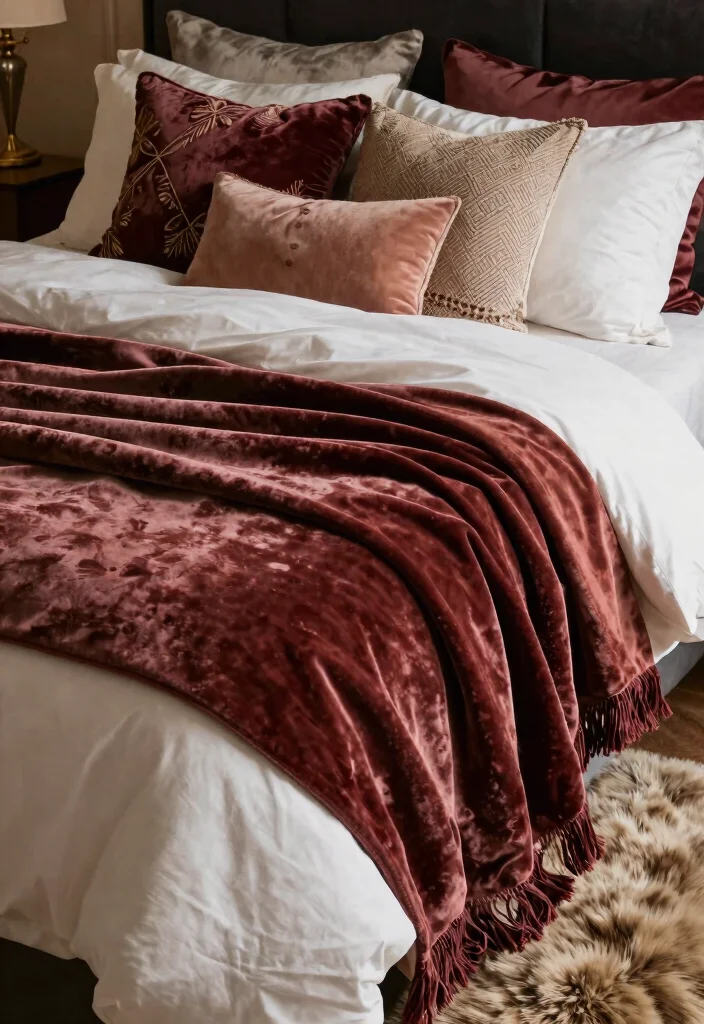12 Wedding Night Room Decoration Ideas for a Cozy Romantic Feel 2. Luxurious Textiles 0
