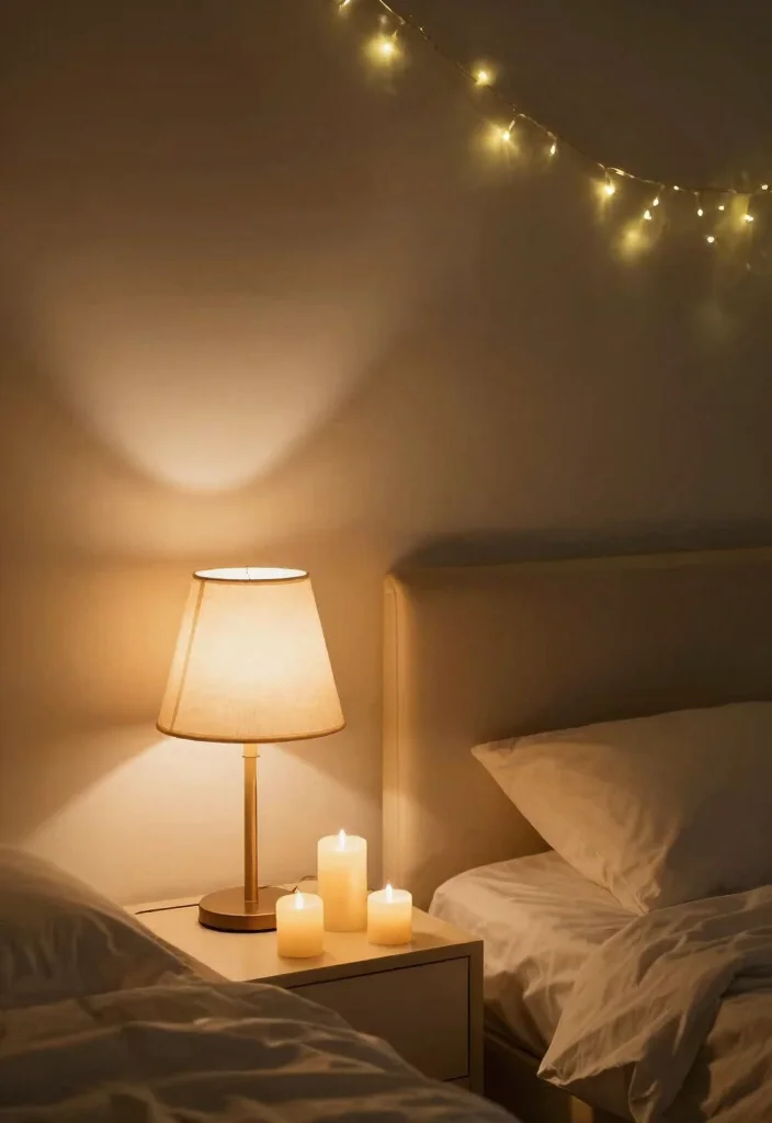 12 Wedding Night Room Decoration Ideas for a Cozy Romantic Feel 5. Soft Ambient Lighting 0