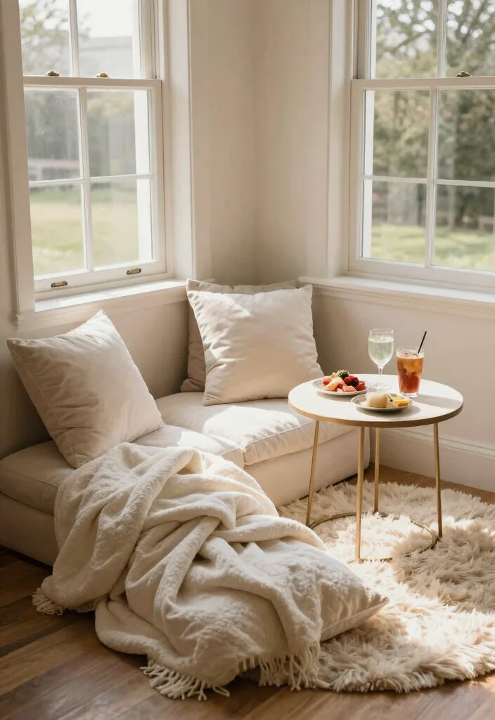 12 Wedding Night Room Decoration Ideas for a Cozy Romantic Feel 7. Cozy Nooks 0