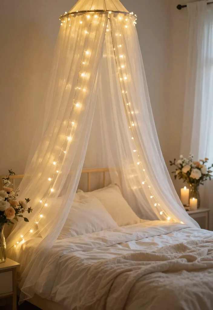 12 Wedding Room Decoration Ideas for Newlywed Comfort and Romance 1 12 Wedding Room Decoration Ideas for Newlywed Comfort and Romance 1. Romantic Fairy Lights 0