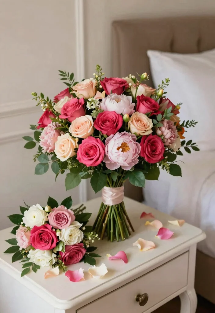 12 Wedding Room Decoration Ideas for Newlywed Comfort and Romance 17 12 Wedding Room Decoration Ideas for Newlywed Comfort and Romance 7. Fresh Floral Arrangements 0